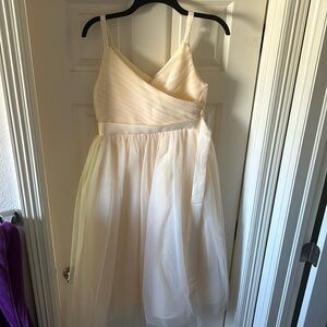 Glamulice Flower Girls Spaghetti Strap Tulle Dress Long